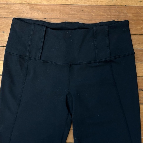 LULULEMON Black Belt It Out Yoga Pants, size 4 - Picture 3 of 5
